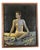 1942 Wwii Pin-Up Nude Female Lithograph by Signed C Moss in Wood Frame For Sale