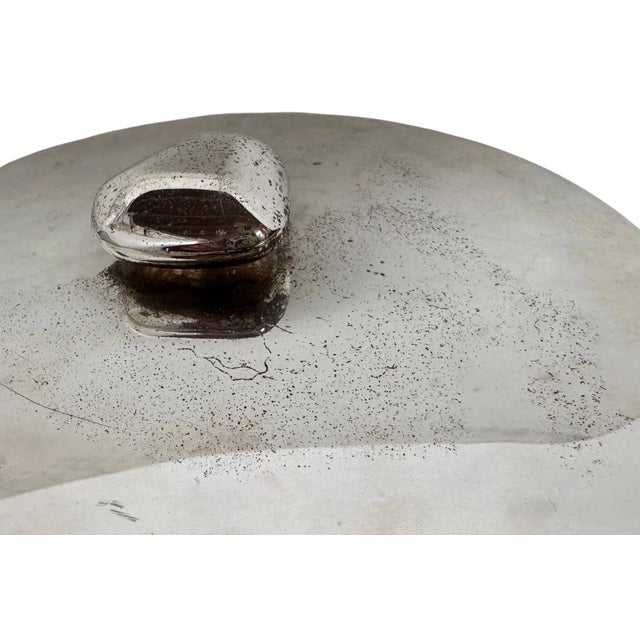 St. James Brazilian Modernist Silver Plate Serving Dish (C. 1980s) For Sale - Image 11 of 15