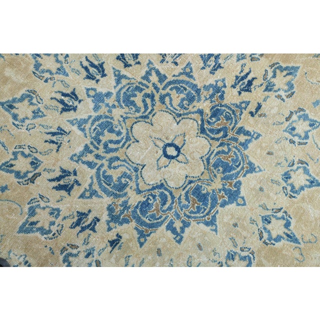 1970s Vintage Persian Handmade Wool Cotton Orange Area Rug For Sale - Image 11 of 11