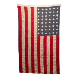 U S Ensign American Flag With 48 Stars c.1940-1950
