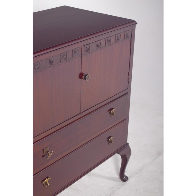 Portuguese Queen Anne Style Cabinet, 1970 For Sale - Image 3 of 11