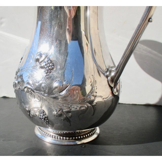 Gorham Silver Co. Mid 19th Century Coin Silver 250 Pitcher Gorham Circa 1866 For Sale - Image 4 of 15