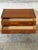 Wood Small Danish Teak Dresser With 2 Drawers Scandinavian Mid-Century Modern Vintage For Sale - Image 7 of 12