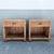A charming pair of Boho Chic nightstands featuring warm-toned woven wicker construction and removable glass tops. Each...