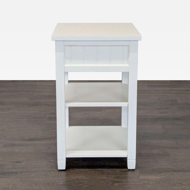 Pottery Barn Pottery Barn Beadboard Nightstand For Sale - Image 4 of 9