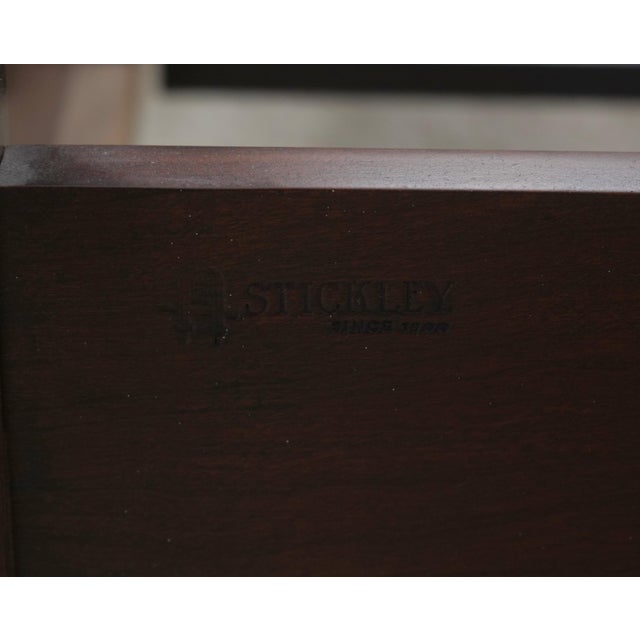 Stickley Mission Cherry Queen Size Spindle Bed For Sale - Image 15 of 16