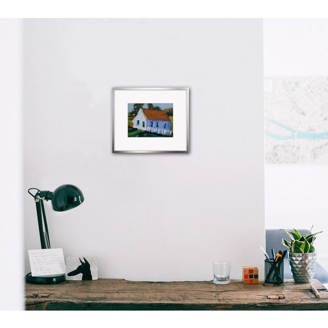 Contemporary White House, Contemporary Painting in Oil For Sale - Image 3 of 12