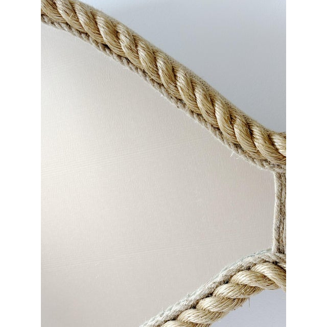 Glass Large Fish-Shaped Rope Mirror, France, 1960s For Sale - Image 7 of 14