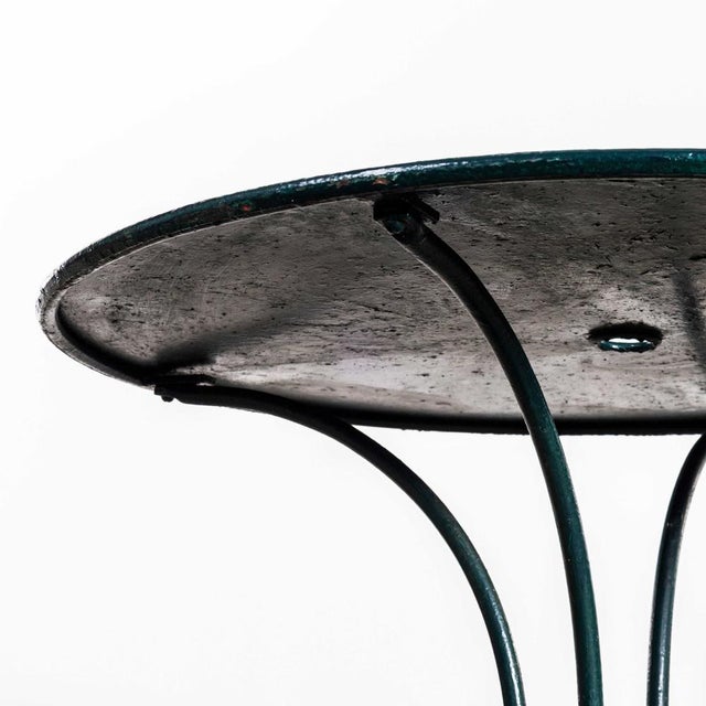 French Round Outdoor Table, 1950s For Sale - Image 4 of 8