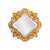 Contemporary French D' Amboise Collection of Gold Petite Mirrors- Square For Sale - Image 3 of 9