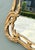 Vintage Rococo Style Gold Frame Mirror For Sale - Image 11 of 12