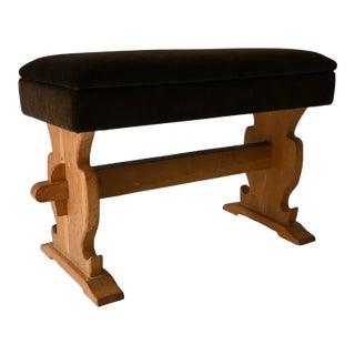 Vintage Storage Bench in the Style of Henning Kjaernulf For Sale