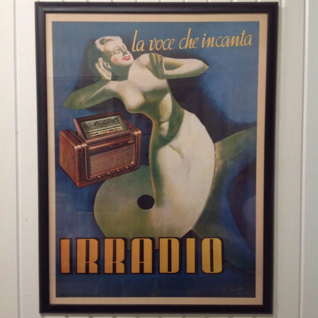 Gino Boccasile (1901-1952) La voce che incanta Irradio offset lithograph in colors, 1939, printed by Stab. Dalle Nogare &...