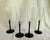 French Vintage French Tuxedo Champagne Flutes | Arcoroc Luminarc | Set of Four For Sale - Image 3 of 12