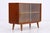 Mid-Century Modern Walnut Display Cabinet with Glass Sliding Doors, 1960s For Sale - Image 11 of 13