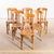 Upright Café Bentwood Dining Chairs from Delaroux, 1950s, Set of 4 For Sale - Image 9 of 11