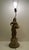 Antique C.1920s j.b. Hirsch Figural Porcelain Lady Lamp Wood Chalkware Base 39.5 For Sale - Image 11 of 12