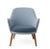 Dwell lounge chair minty grey light steel blue by Warm Nordic. Dimensions: D69 x W66 x H 73 cm. Material: textile...