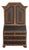 Baroque Secretary with Black Exterior and Blue Interior, Circa 1760 For Sale