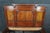 Antique Edwardian Neoclassical Style Mahogany Fruitwood Inlaid Bed Frame For Sale - Image 11 of 18