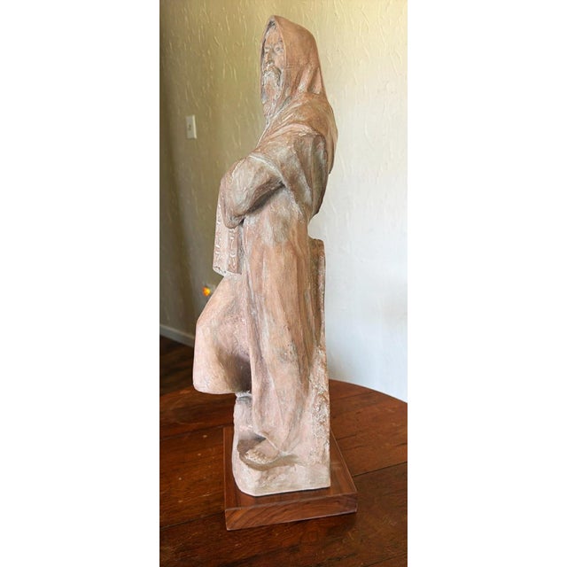 Sand Moses and 10 Commandments Durastone Statue Austin Prod 1980 For Sale - Image 8 of 15