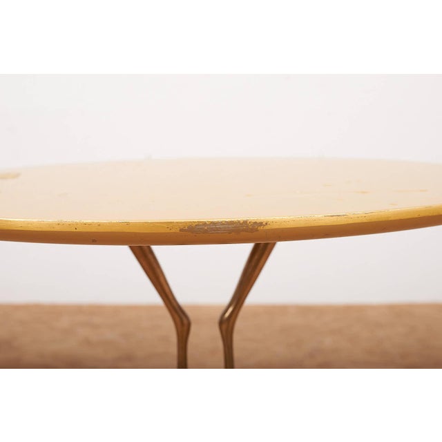 Wood Side Table in Bronze by Meret Oppenheim for Gavina, 1939 For Sale - Image 7 of 13