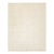 Contemporary Sculpted Ivory Moroccan Wool Rug Hand-Knotted Geometric High-Low For Sale