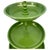 Vintage Mid-Century Modern 5 Tier Green Pedestal Centerpiece Tray Stand For Sale - Image 4 of 12