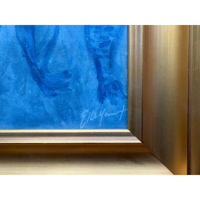 2026 Elle Yount “Rung of Fishes” Original Painting, Framed For Sale - Image 4 of 4