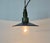 Metal Industrial Blue Enamel Military Pendant Lamp with Cast Aluminium Top, 1960s For Sale - Image 7 of 17
