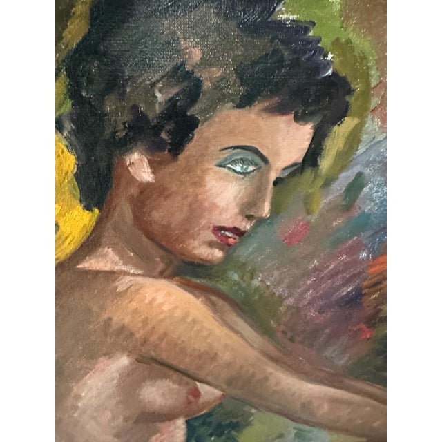 Mid 20th Century Bendt Lauritzen, Nude Study, 1950s, Oil on Canvas, Framed For Sale - Image 5 of 18