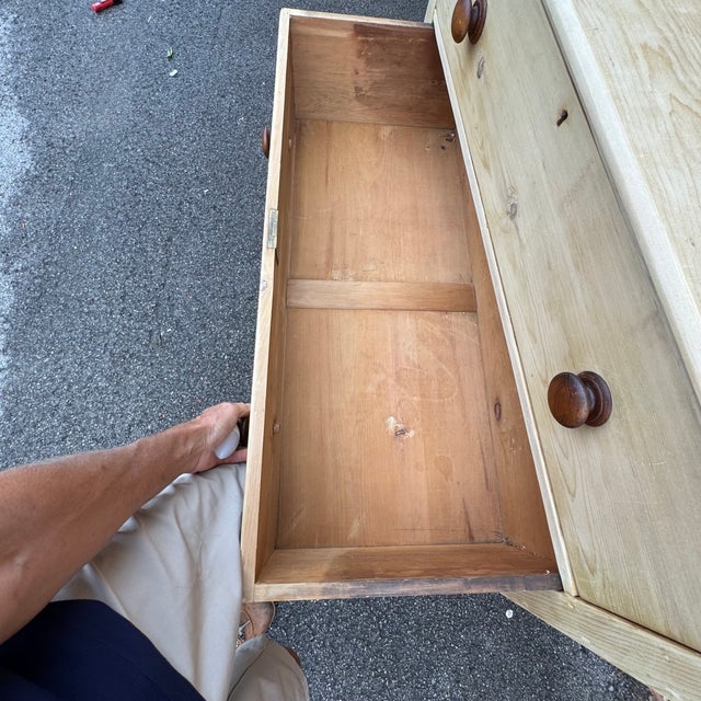 19th Century Bleached Pine Chest For Sale - Image 11 of 16