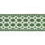 Schumacher Sample - Schumacher Lattice Tape in Green For Sale - Image 4 of 4