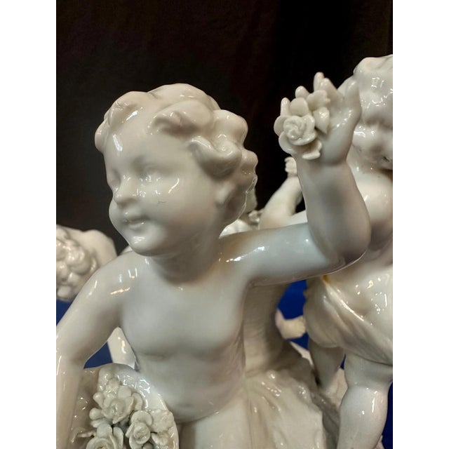 19th Century Porcelain Children at play For Sale - Image 10 of 12