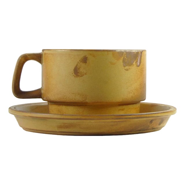 Large Ceramic Gresline Cup from Ambroggio & Franco Pozzi, Italy, 1970s For Sale