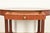 Wood Baker Furniture French Empire Carved Cherry and Burl Wood Library Table or Center Table, Newly Refinished For Sale - Image 7 of 15