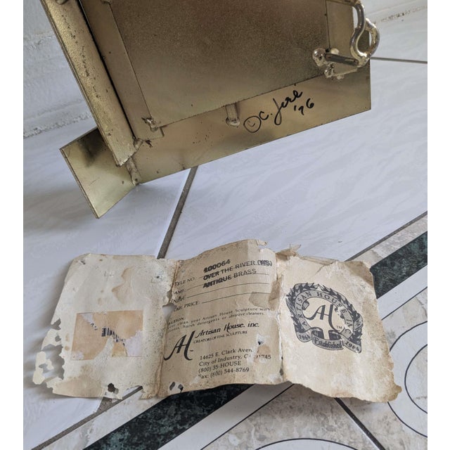 1976 Curtis Jere Brooklyn Bridge Wall Sculpture For Sale - Image 10 of 10