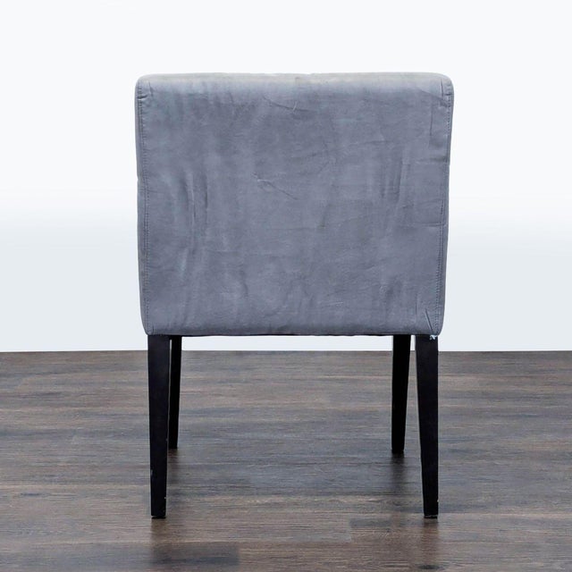 2010s West Elm Modern Gray Lounge Chair With Armrests For Sale - Image 5 of 7
