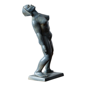Art Deco Figural Ceramic Sculpture by Rosario R. Fiore, 1930s