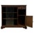 Wood Antique Early 20th Century English Linenfold Oak Bookcase For Sale - Image 7 of 14
