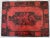 Striking Theodore Alexander carpet decoupaged box on mahogany stand side table with brass brackets. Very versatile George...