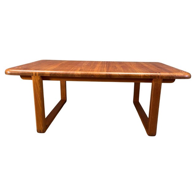 Mid-Century Scandinavian Teak Coffee Table, 1970s For Sale - Image 12 of 12