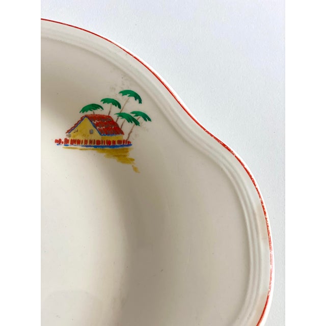 Vintage Mexican Siesta Serving Plates Edwin M. Knowles- Set of 2 For Sale In Los Angeles - Image 6 of 10