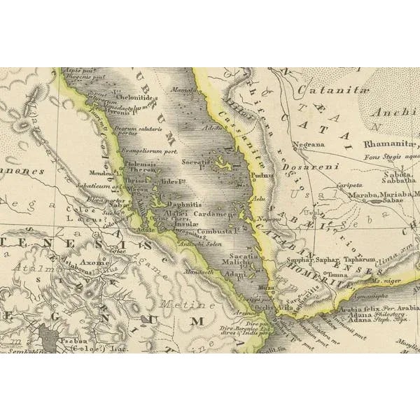 Ancient Realms of Northeast Africa, Arabia, Ethiopia, and Egypt by Aeg, 1880 For Sale - Image 6 of 7