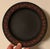 English Antique 18th Century Wedgwood Rosso Antico Basalt Plate With Grape Vine Border For Sale - Image 3 of 5
