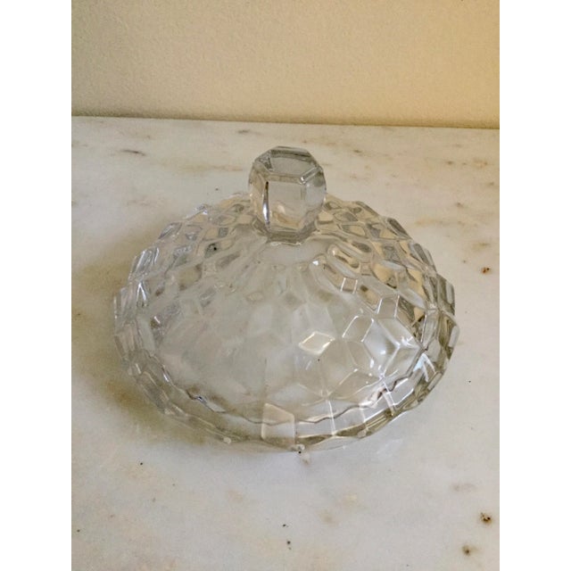 Vintage Indiana Glass Candy Dish With Steam Pedestal For Sale In Orlando - Image 6 of 8