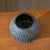 Signed J. Lares Raku Studio Pottery Vessel With Carved Textural Surface For Sale - Image 4 of 10