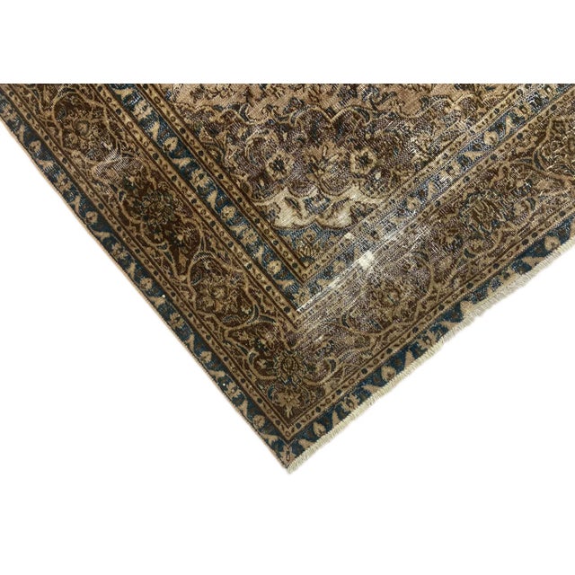 Vintage Middle Eastern Hand-Knotted Rug For Sale - Image 4 of 6