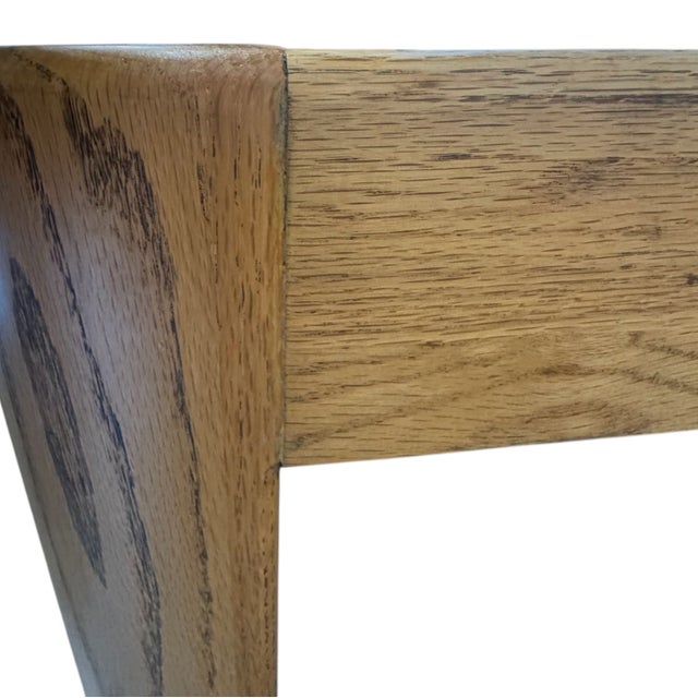 Wood 1970s Cork and Glass Top Coffee Table For Sale - Image 7 of 12