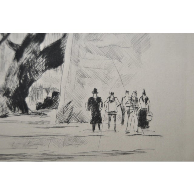 Etching by Paul-Louis Guilbert C.1940 For Sale - Image 4 of 8